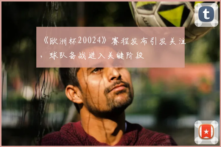 《欧洲杯20024》赛程发布引发关注，球队备战进入关键阶段